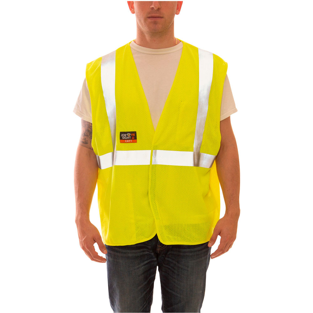 Tingley Rubber B2399123 FR Mesh C2 Vest, Lime - 4XL & 5XL