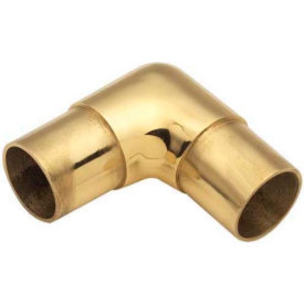 Flush Elbow Fitting - Polished Brass - 1.5 in. - Durable Design