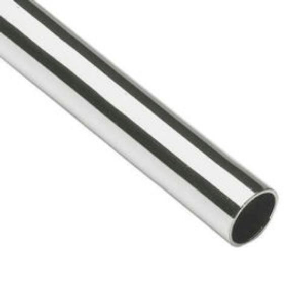 Lavi Industries B1191634 Tube 1 x .050 in. x 4 ft., Polished Stainless Steel