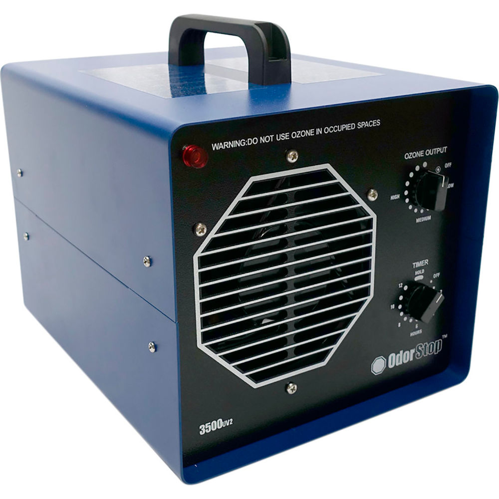 B2353747 Ozone Generator & UV Air Cleaner with 3 Ozone Plates UV & Charcoal Filter