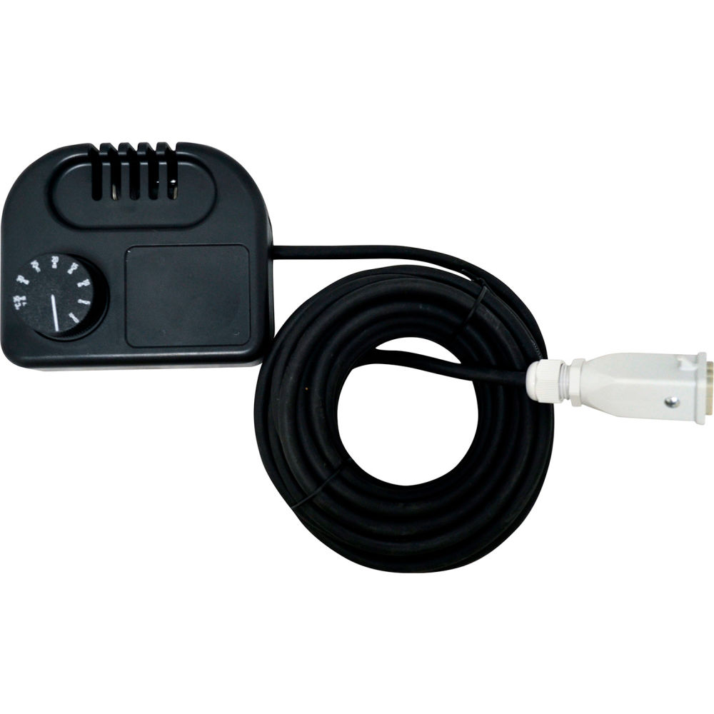 B2255386 Analog Thermostat with 32 ft. Cable, Black