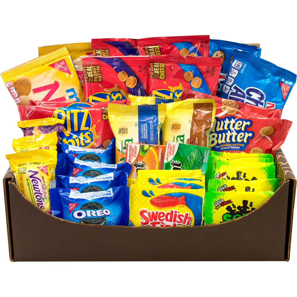 Picture of Green Rabbit Holdings B2946447 Cookies Crackers Candy Gum Snacks & Treats Variety Care Package - 40 Count