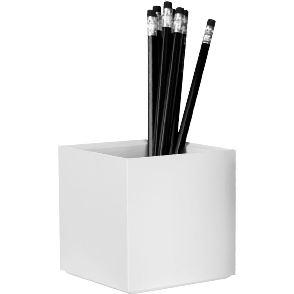 B3085407 Bostitch Office Konnec Stackable Pencil Cup, White