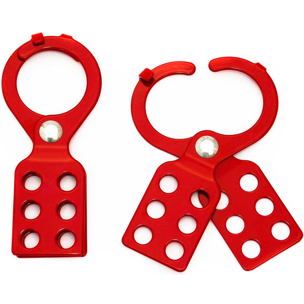 B2346375 ZING RecycLockout Lockout - Tagout Hasp 1 in. Steel with Tabs 7106
