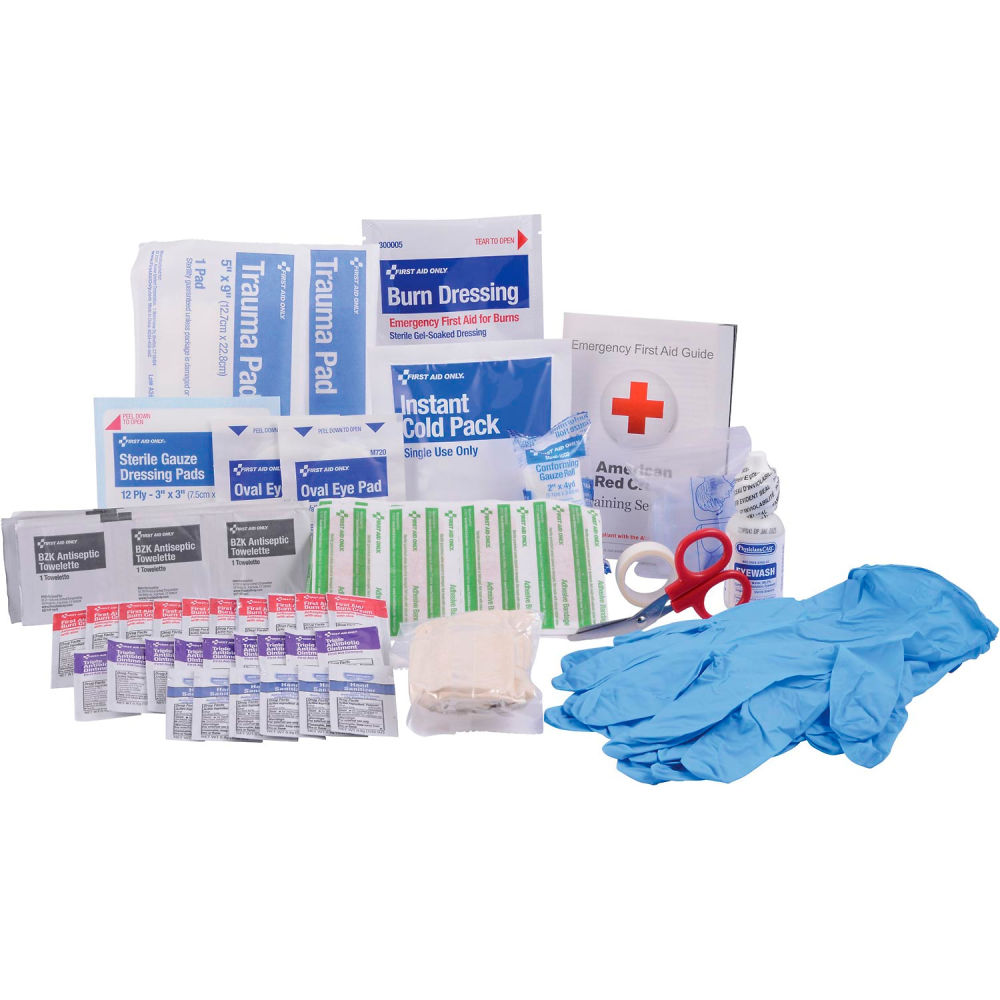 Global Industrial 761285A First Aid Refill Kit 25-50 Person ANSI Compliant Class A