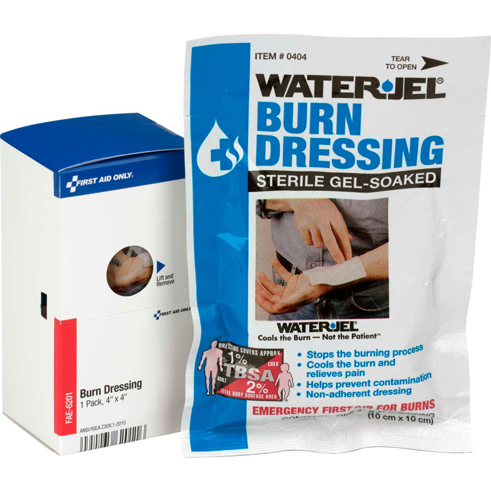 Picture of Acme United B2335268 First Aid Only FAE-6201-001 Smart Compliance Refill Burn Dressing - 4 x 4 in.