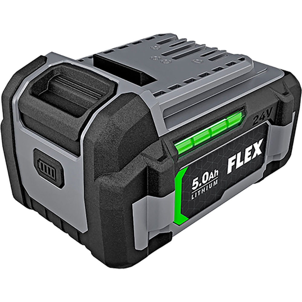 FLEX 24V 5Ah Lithium Ion Power Tool Battery Pack with Fuel Indicator - FX0121-1