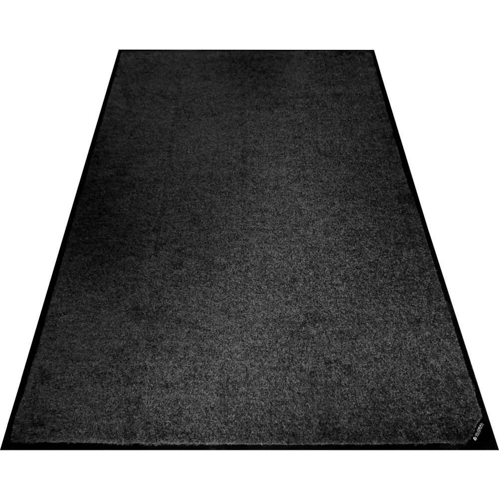 Picture of Global Industrial 800478BK 0.38 in. Thick 4 x 6 ft. Plush Entrance Mat&#44; Charcoal Black