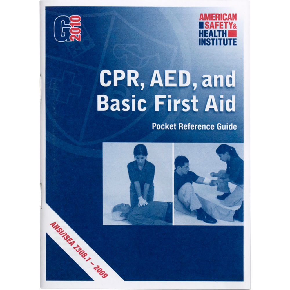 Picture of Acme United B3108144 First Aid Only First Aid Guide - ANSI 2015 Compliant