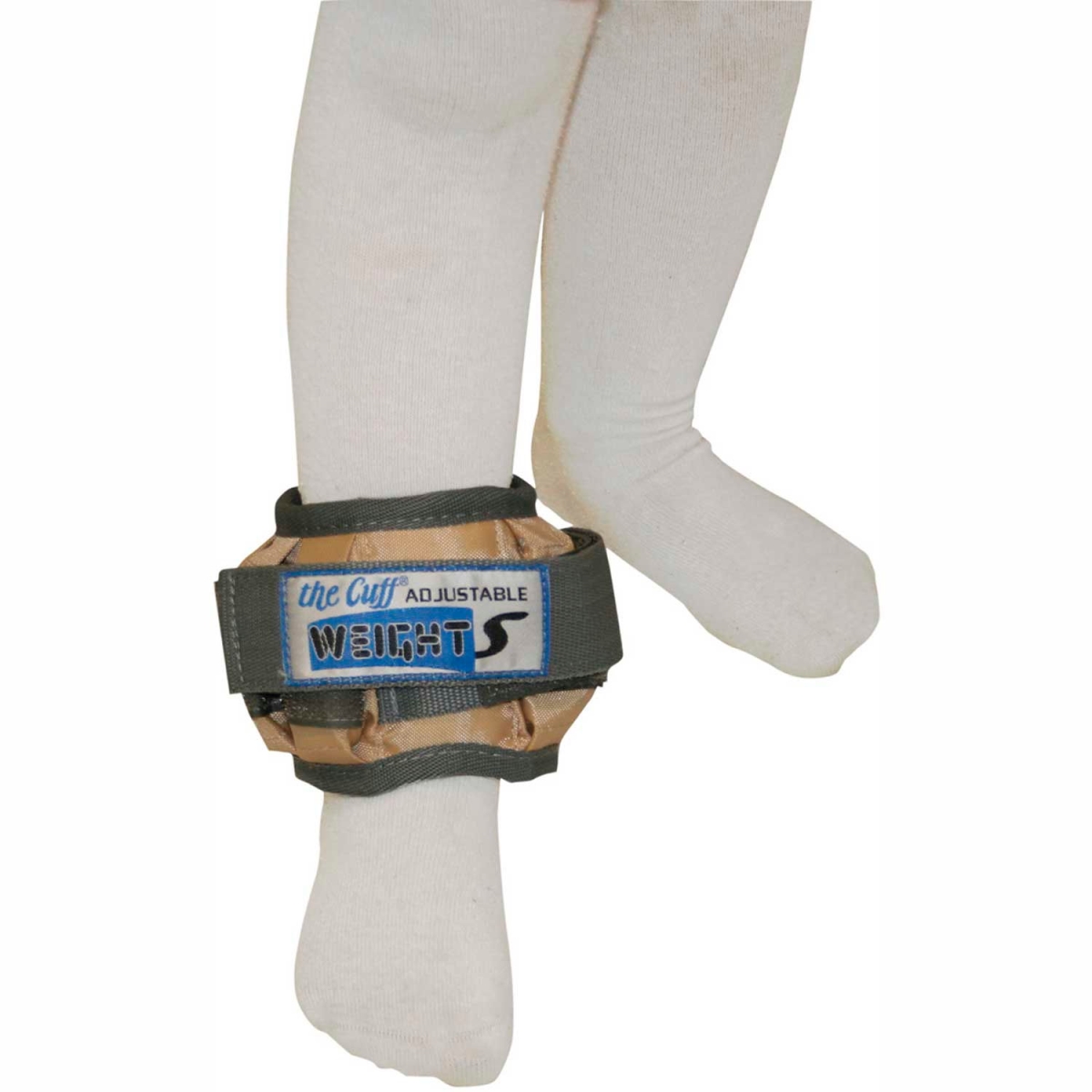 B2192891 Cuff Adjustable Pediatric Ankle Weight - Tan - 2 lbs