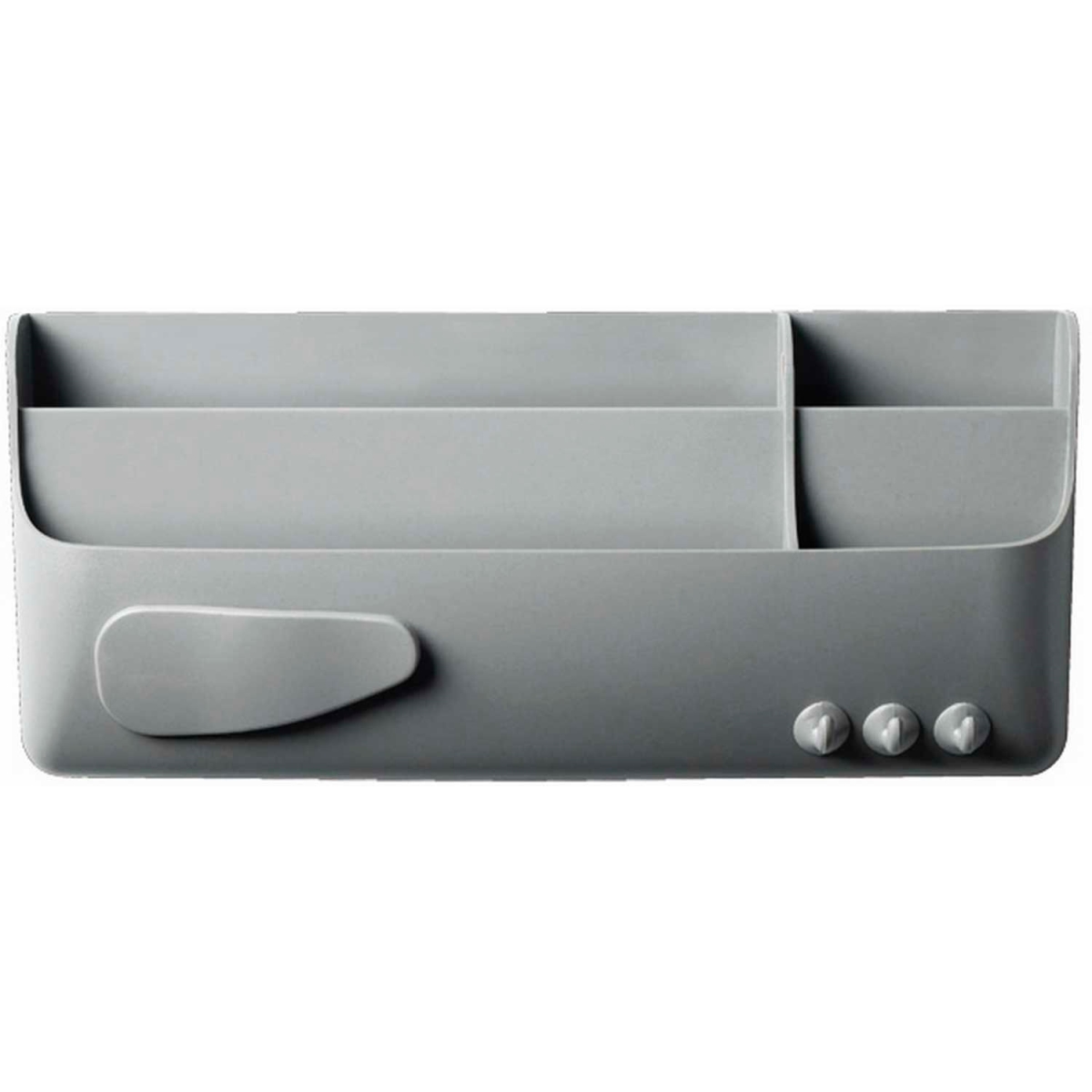Bi-Silque Visual Communication Products B1400770 Storage Accessory MasterVision Magnetic Smart Box - Gray