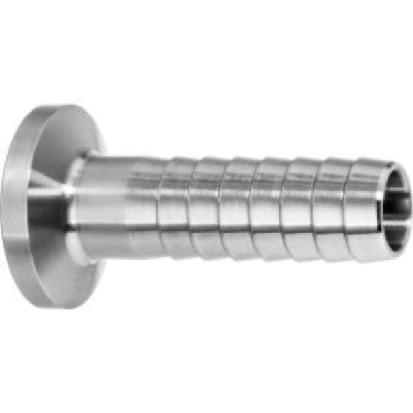 B2300879 316 Stainless Steel Hose Adapters - Tube-to-Barbed Hose for Quick Clamp Fittings for 1 x 1 in. Barbed Hose ID