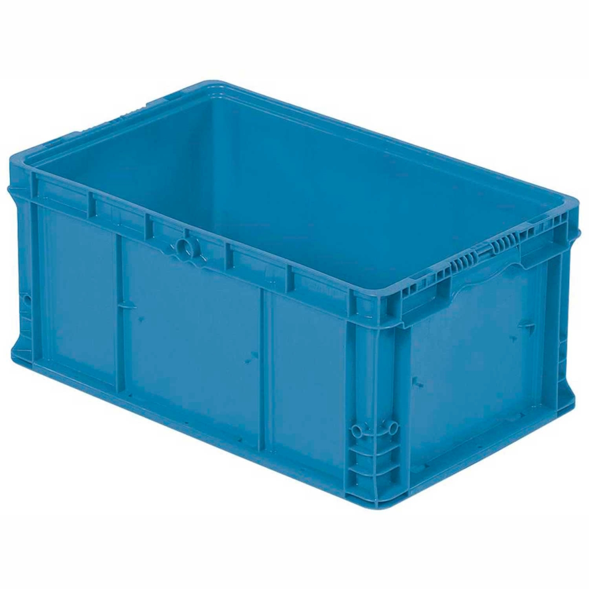 B649535 Orbis Polyethylene Stakpak Modular Straight Wall Container - 24 x 15 x 11.5 in. - Blue