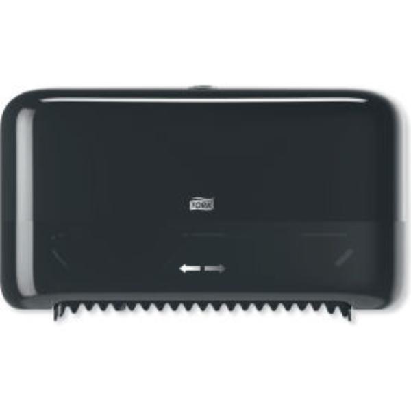 Picture of United Stationers Supply B3092278 Tork Elevation Coreless High Capacity Bath Tissue Dispenser - Black