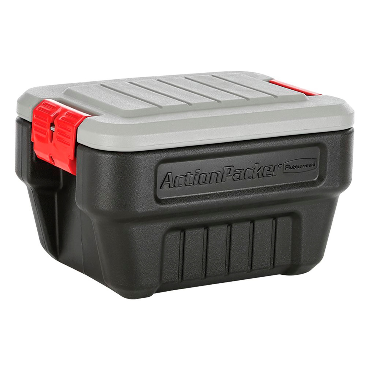 269997 Rubbermaid Action Packer Plastic Lockable Storage Box - 20 x 14.625 x 12 in. - Black