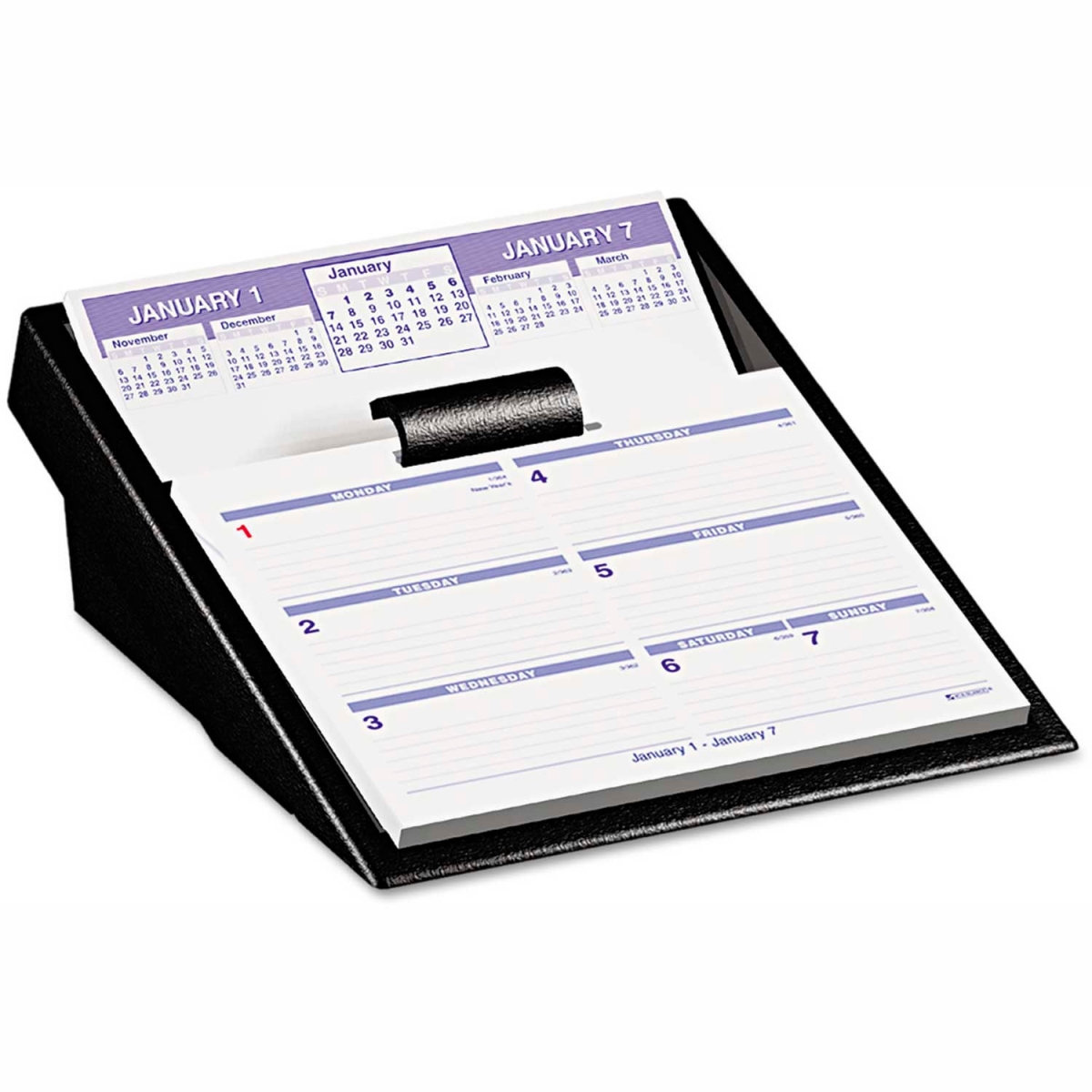 2025 Flip-A-Week Desk Calendar Refill - White - 7 x 6 in. - Weekly Format