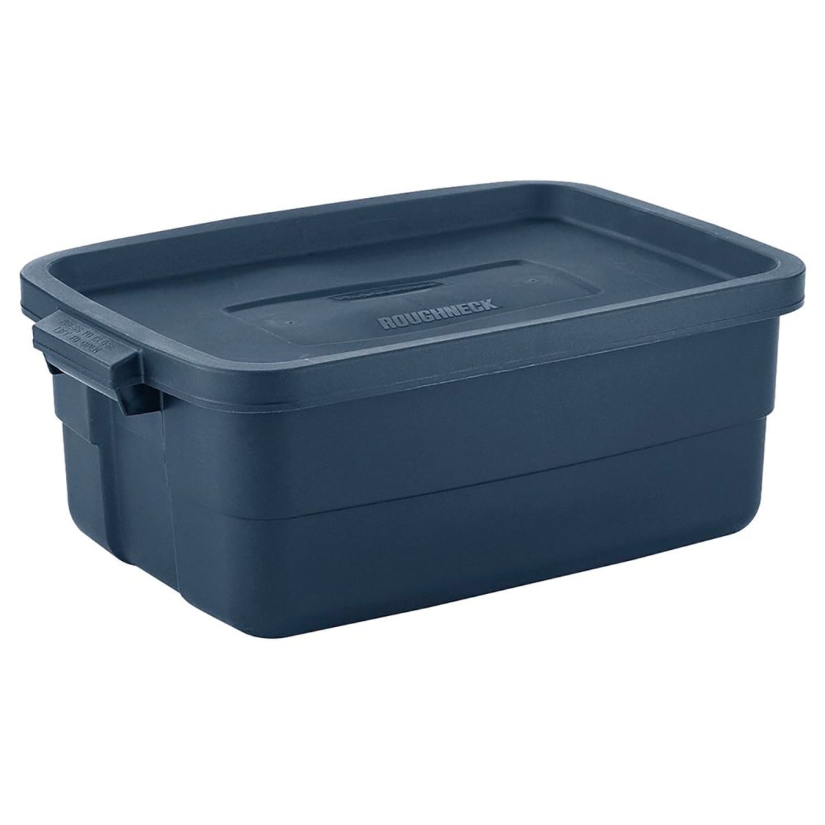 493591 Rubbermaid Roughneck Tote - Dark Indigo Metallic - Polyethylene - 18 x 12 x 8.5 in. - Blue -  United Solutions