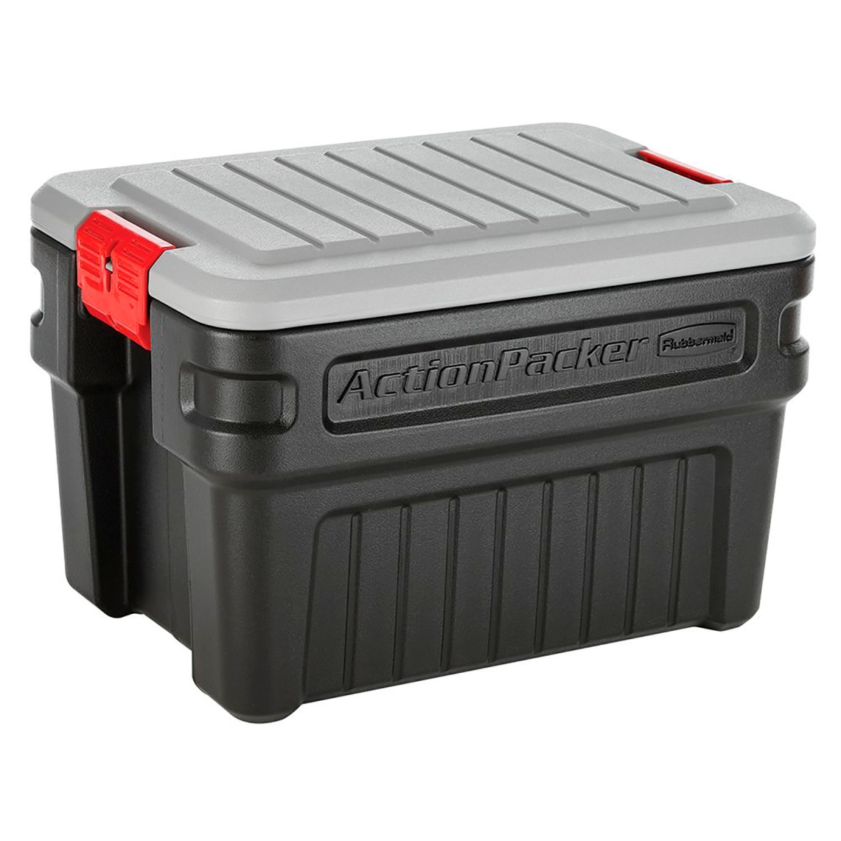 269998 Rubbermaid Action Packer Plastic Lockable Storage Box - 26-125 x 18.5 x 17 in. - Black