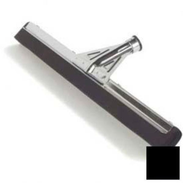 Heavy Duty Floor Squeegee - Black - 22 in. - Foam Rubber Blade