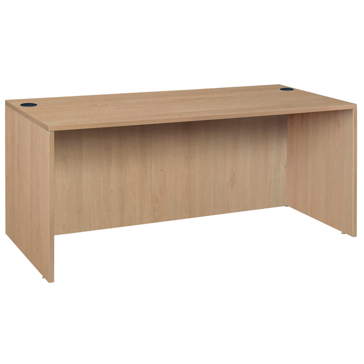 Legacy Desk Shell - Noble Oak - 66 x 30 x 29 in. - Durable Laminate Finish