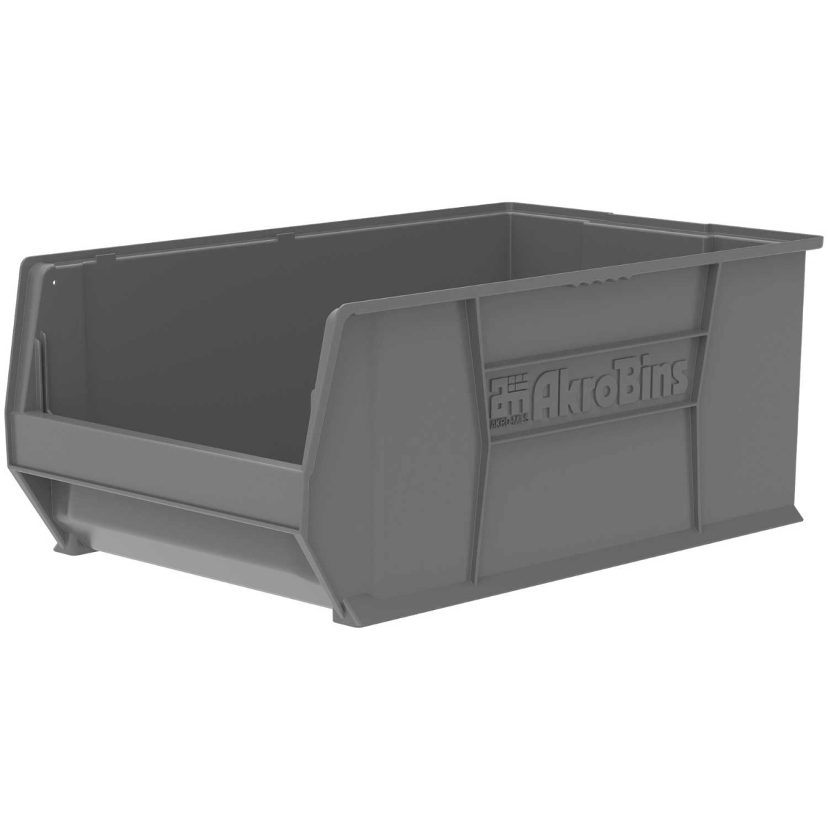 B1893831 Akro-Bin Plastic Super-Size Stacking Bin - 29.25 x 14.375 x 12 in. - Gray