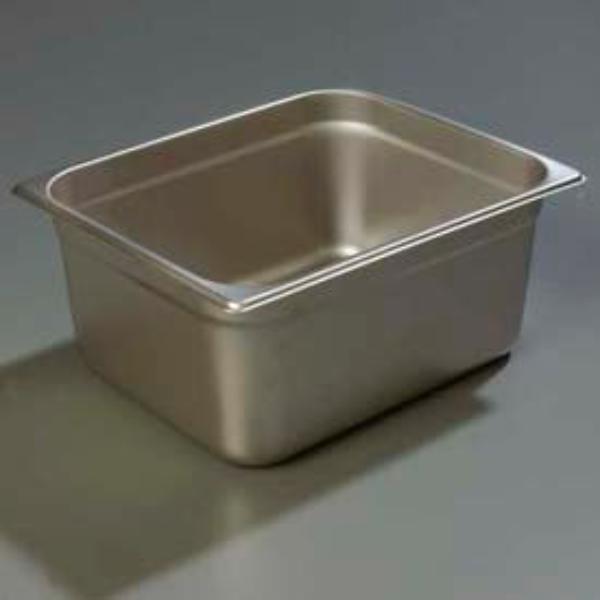 Picture of Carlisle Sanitary Maintenance B637271 607126 - Durapan Light Gauge One-Half Size Pan - 10.375 x 12.75 x 6 in. - Silver