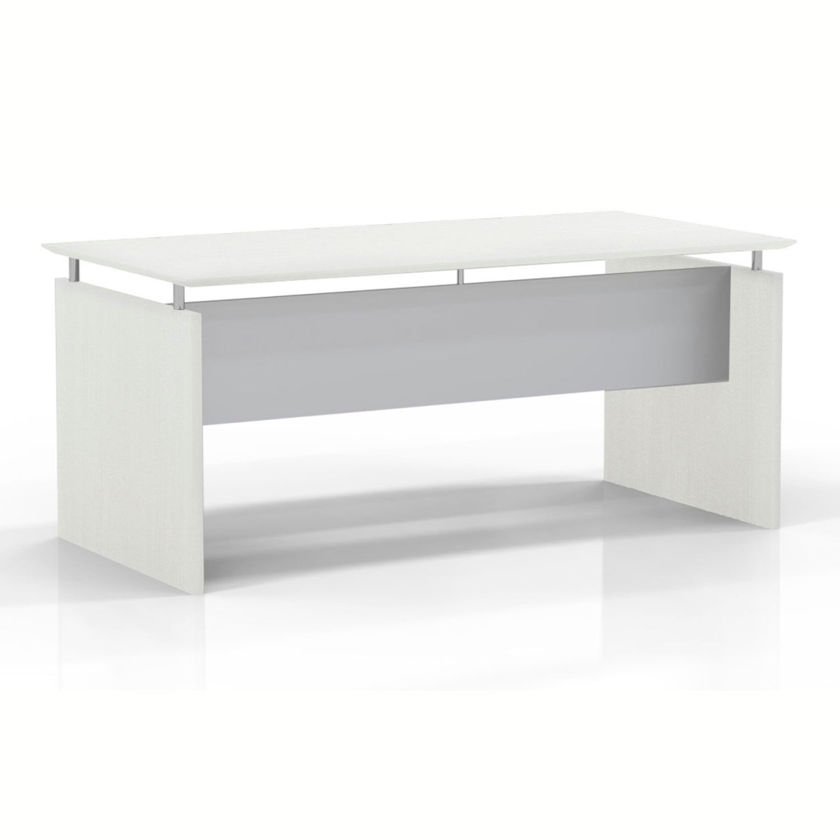 Medina Rectangle Desk - Sea Salt - 63 x 36 x 29.5 in. - Durable Laminate