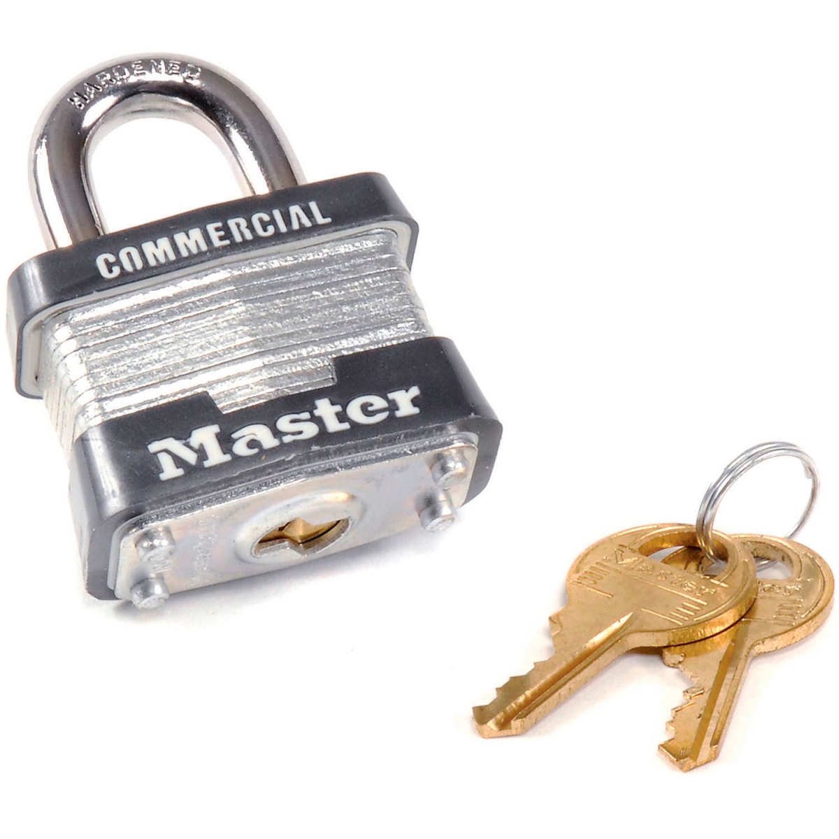 652977 0.75 in. No. 3 Keyed Padlock Shackle Keyed Different - Gray