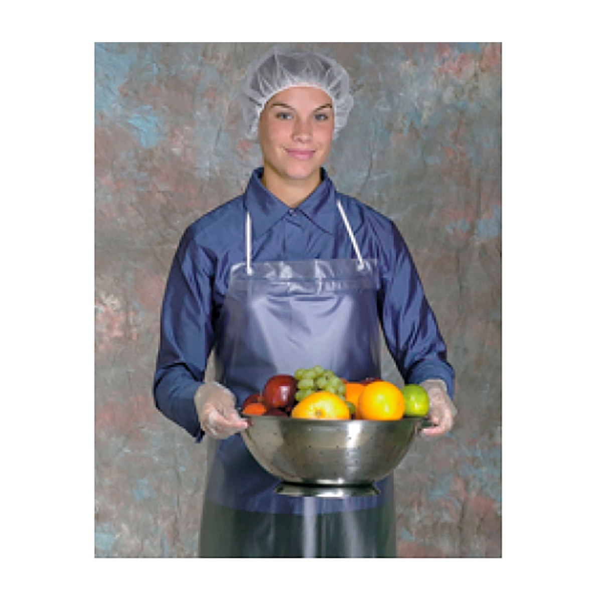 Picture of PIP 116323 8 Mil Sewn Edge Vinyl Apron - Clear - 35 x 45 in.