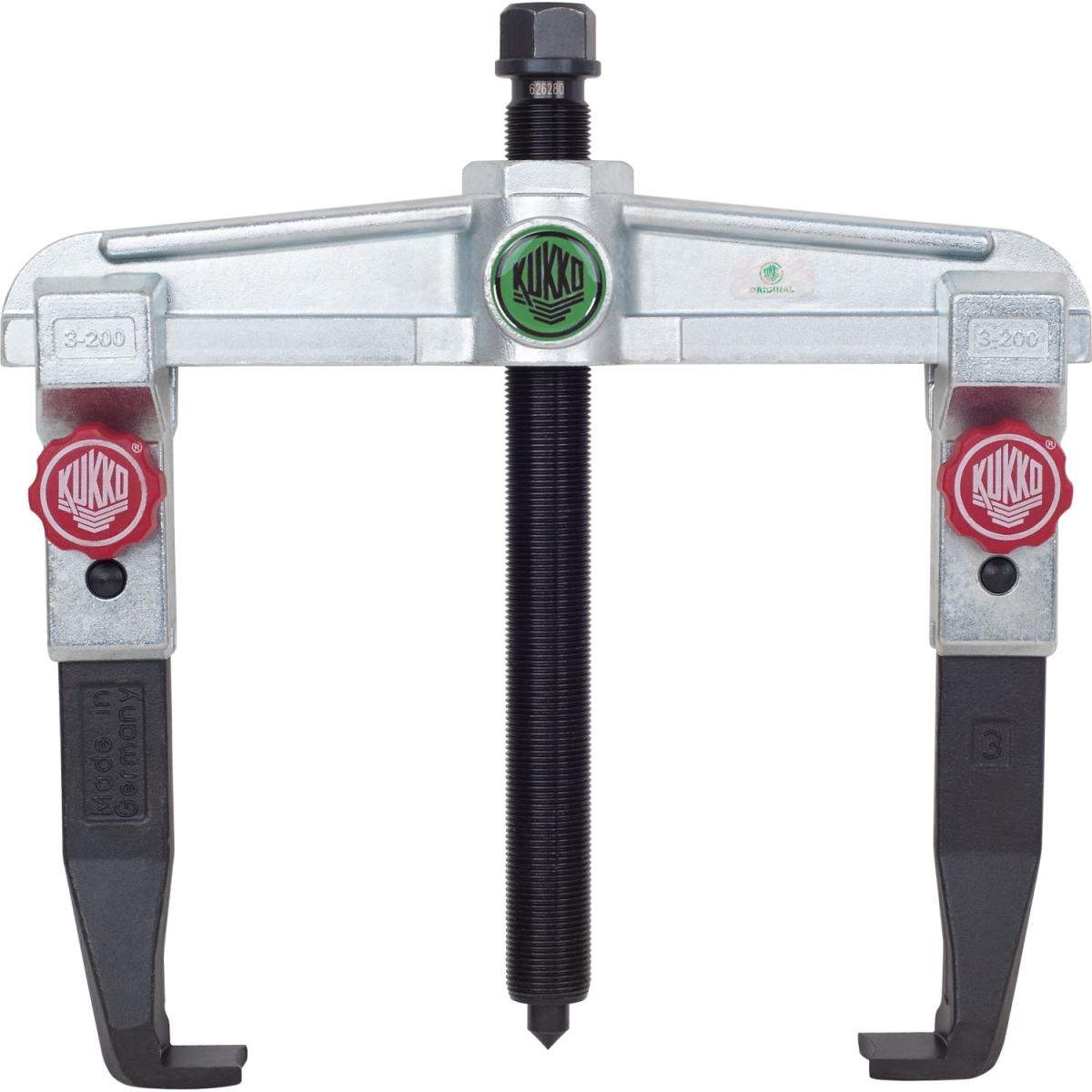 Picture of Kukko Quality Tools B2688821 Narrow 2-Arm Puller - Quick Adjust - 8-Ton Capacity - 9.875 in. Open - 7.875 in. Reach