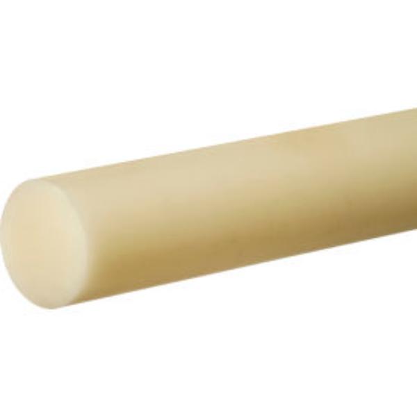 B2312952 Nylon Plastic Rod - Off-White - 0.375 in. x 6 ft.