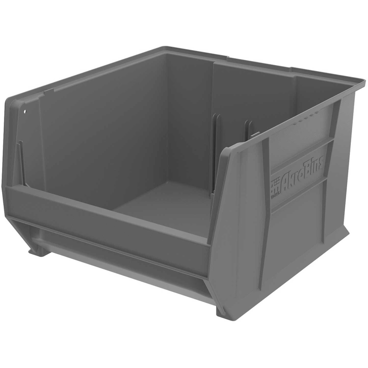 B1893882 Akro-Bin Plastic Super-Size Stacking Bin - 20 x 14.375 x 12 in. - Gray