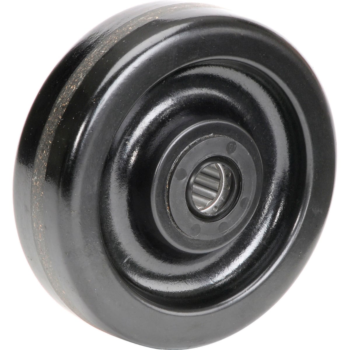 Global Industrial 748663 5 x 1.5 in. Molded Plastic Wheel - Axle Size - 0.75 in.