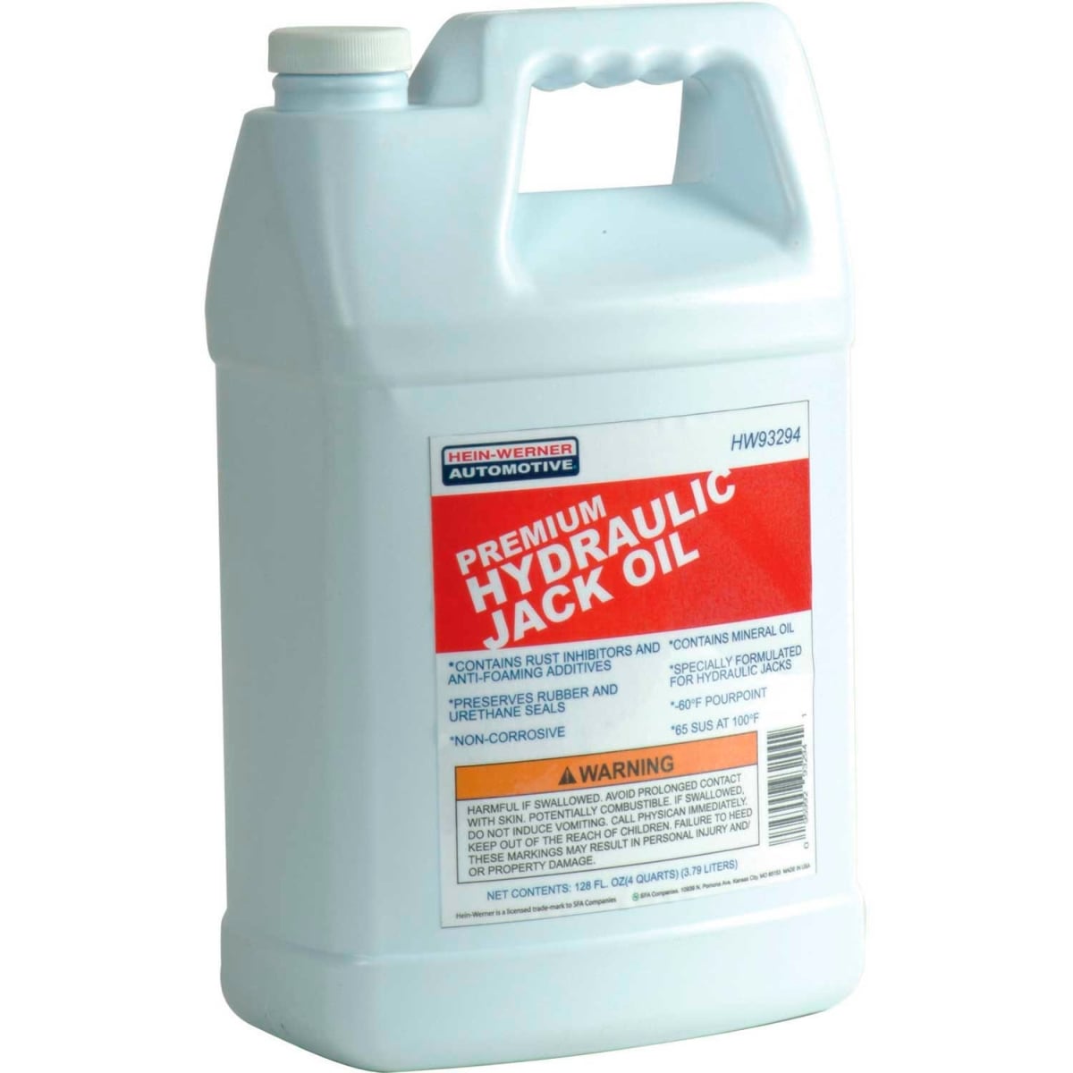 Hein-Werner Premium Hydraulic Jack Oil - 1 Gallon (HW93294)