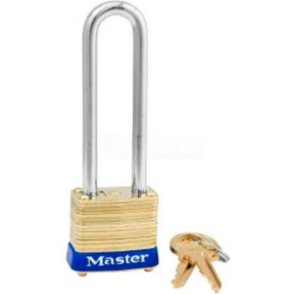 B588956 No. 8LJ General Security Laminated Padlocks Keyed Different - Gray