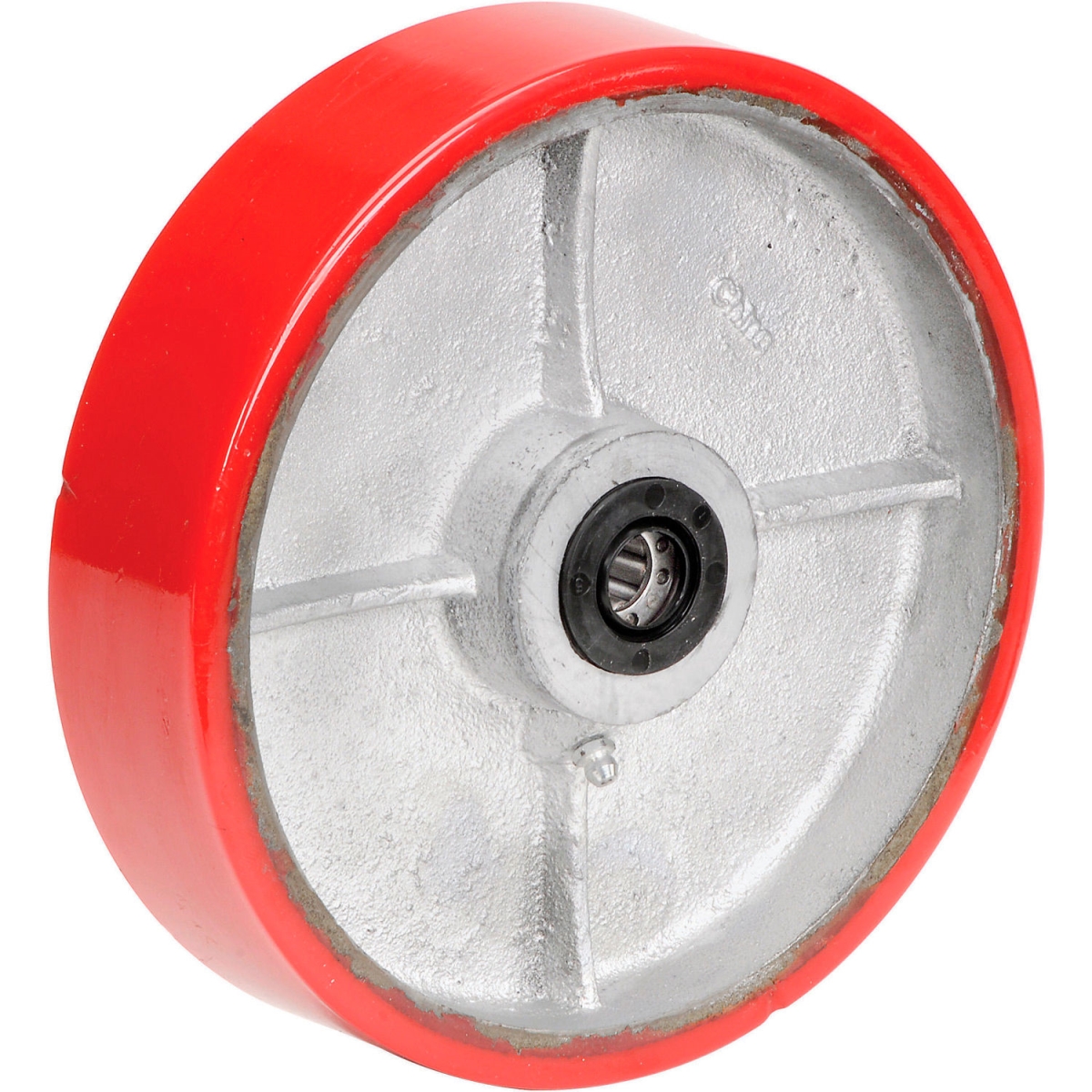 Global Industrial 748735C 8 x 2 in. Polyurethane Wheel - Axle Size - 0.625 in.