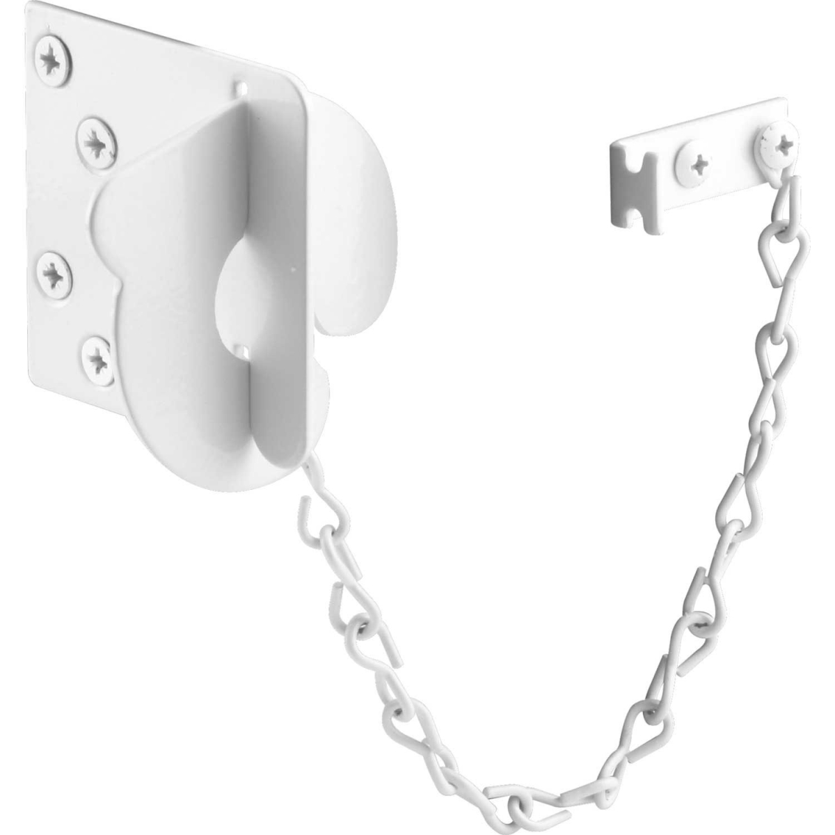 Prime-Line Products B2097399 Texas Security Bolt - U 9493 - White