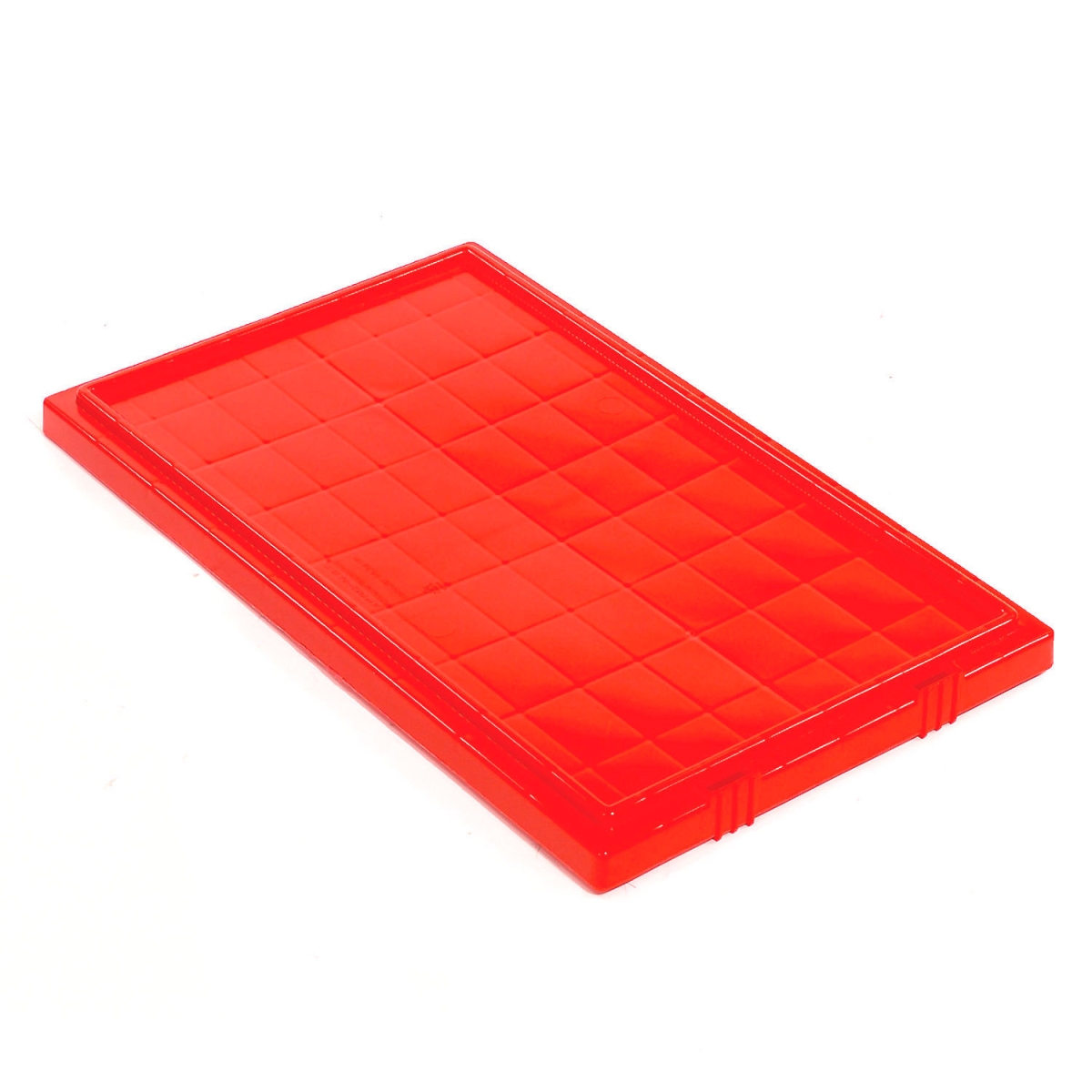 Global Industrial 5261002 Lid LID181 for Stack & Nest Storage Container SNT180 SNT185 - Red