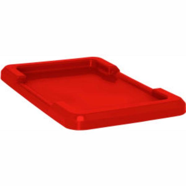 Red Lid for Totes - 25.125in. x 16in. - Durable Plastic Cover