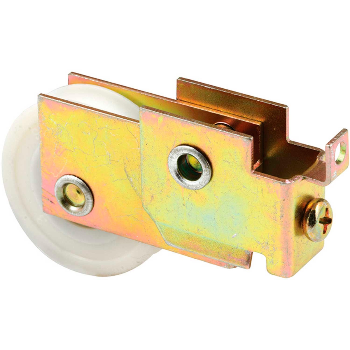 N 7125 Mirror Door Roller - 1.5 in. Nylon Wheel - Multi Color
