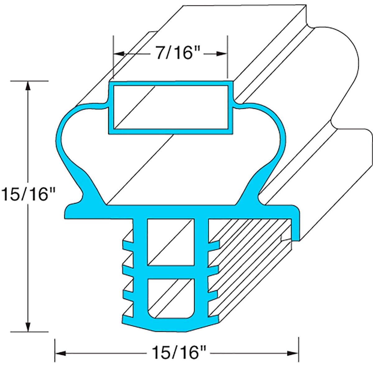 B2948511 741115 Gasket - Door for Delfield