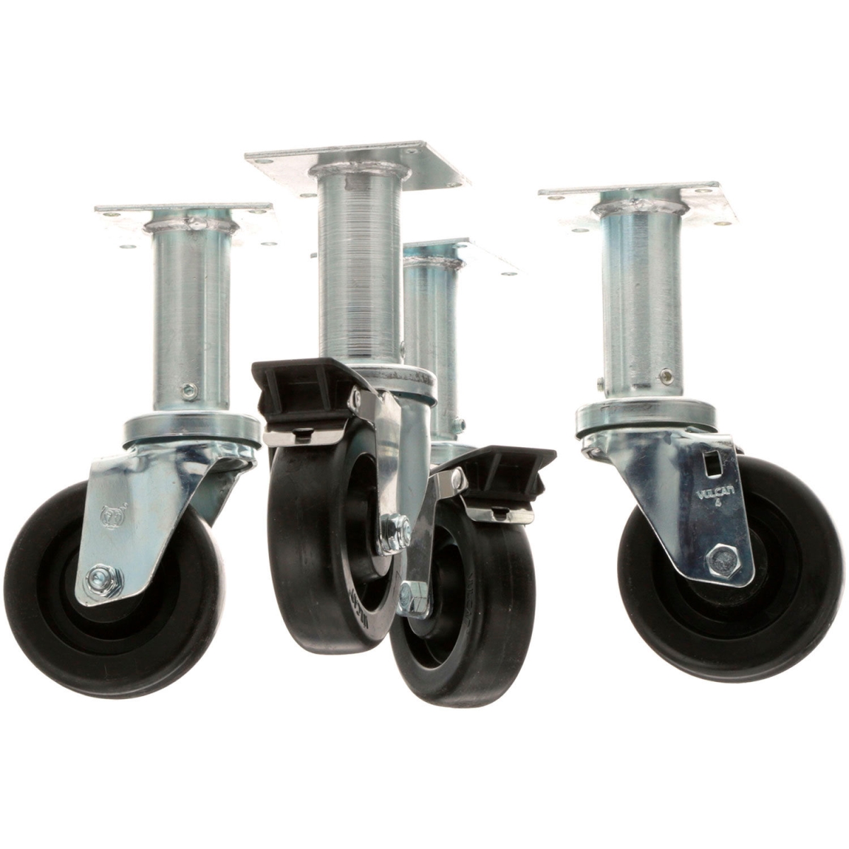 B2947598 1751134 Casters - 4 in. Wheel - 9 in. Lift - Pack of 4