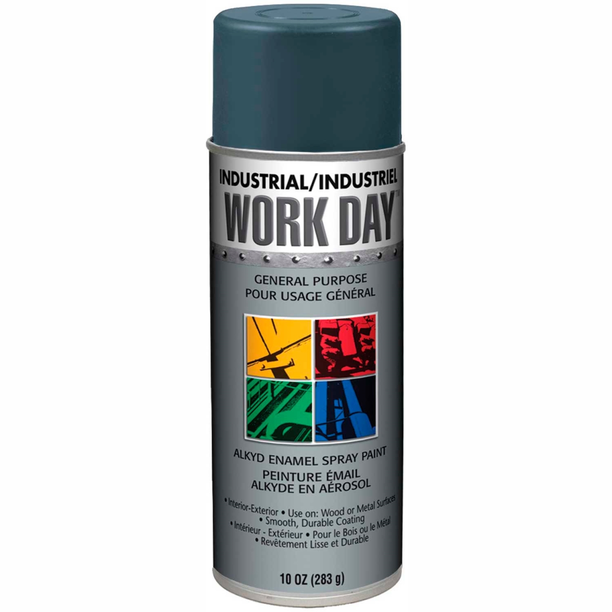 B37411 Industrial Work Day Enamel Paint - Gray - A04405007