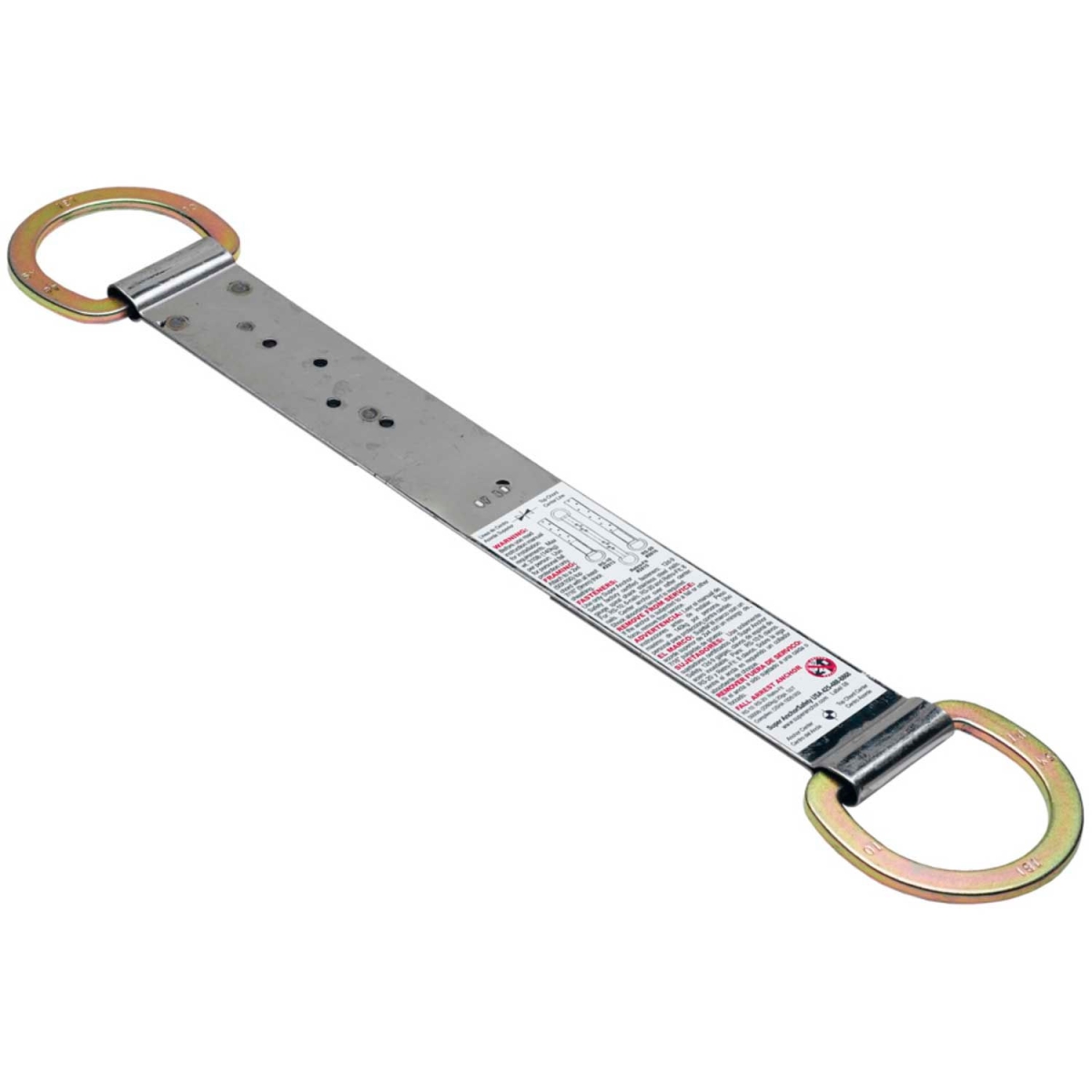 B1646135 A220300 Permanent Roof Anchor with D-Ring Connection - Silver
