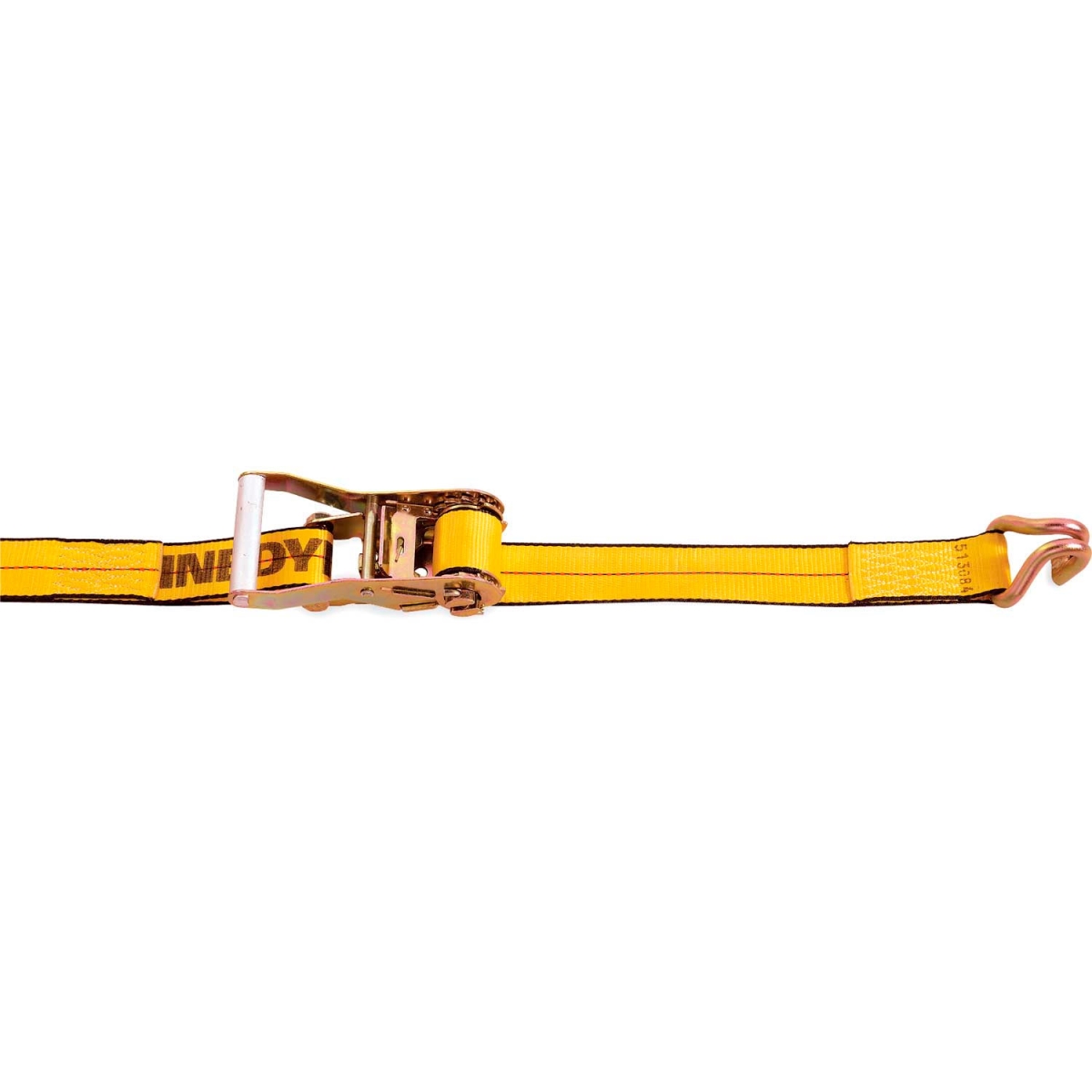 B1654248 Cargo Control Ratchet Strap 512784 with Wire Hook - 27 ft. x 2 in. - Gold