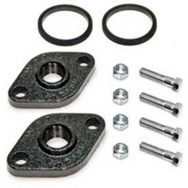 Super Brute Flange Set - Black - 0.75 in. - Cast Iron for Pump Systems