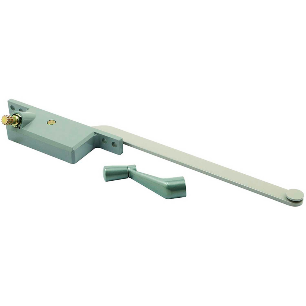 Prime-Line Products B2234833 H 4300 Casement Operator - 9 in. Square Type - Left Hand - Aluminum - Silver