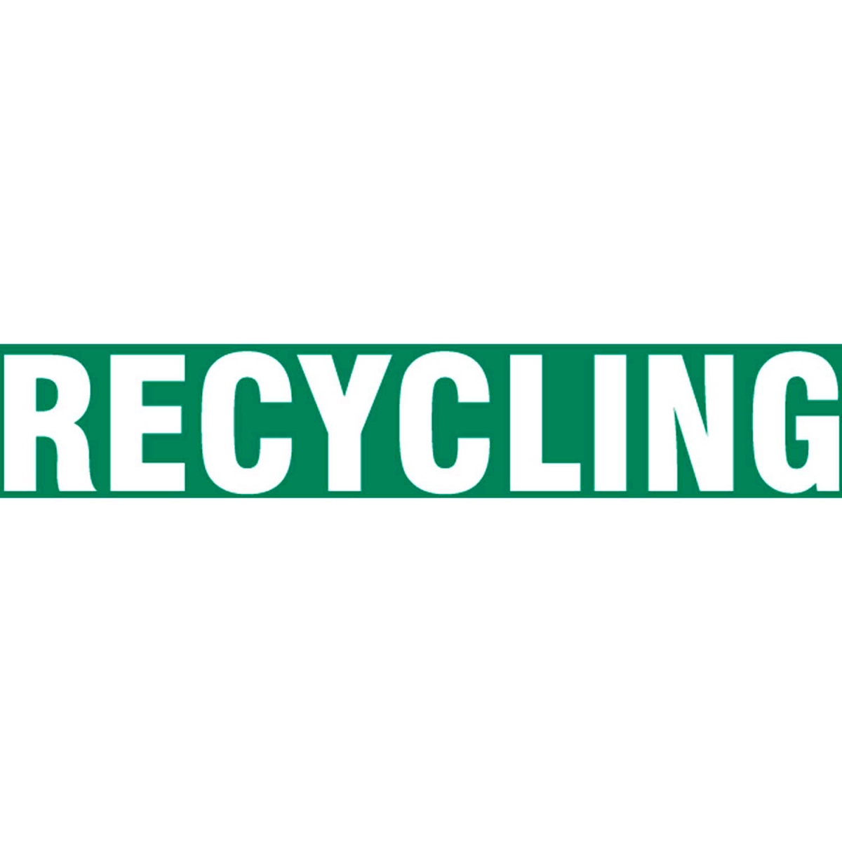 B2304560 PTP190 Floor Stripe - Recycling - 3 x 12 in.