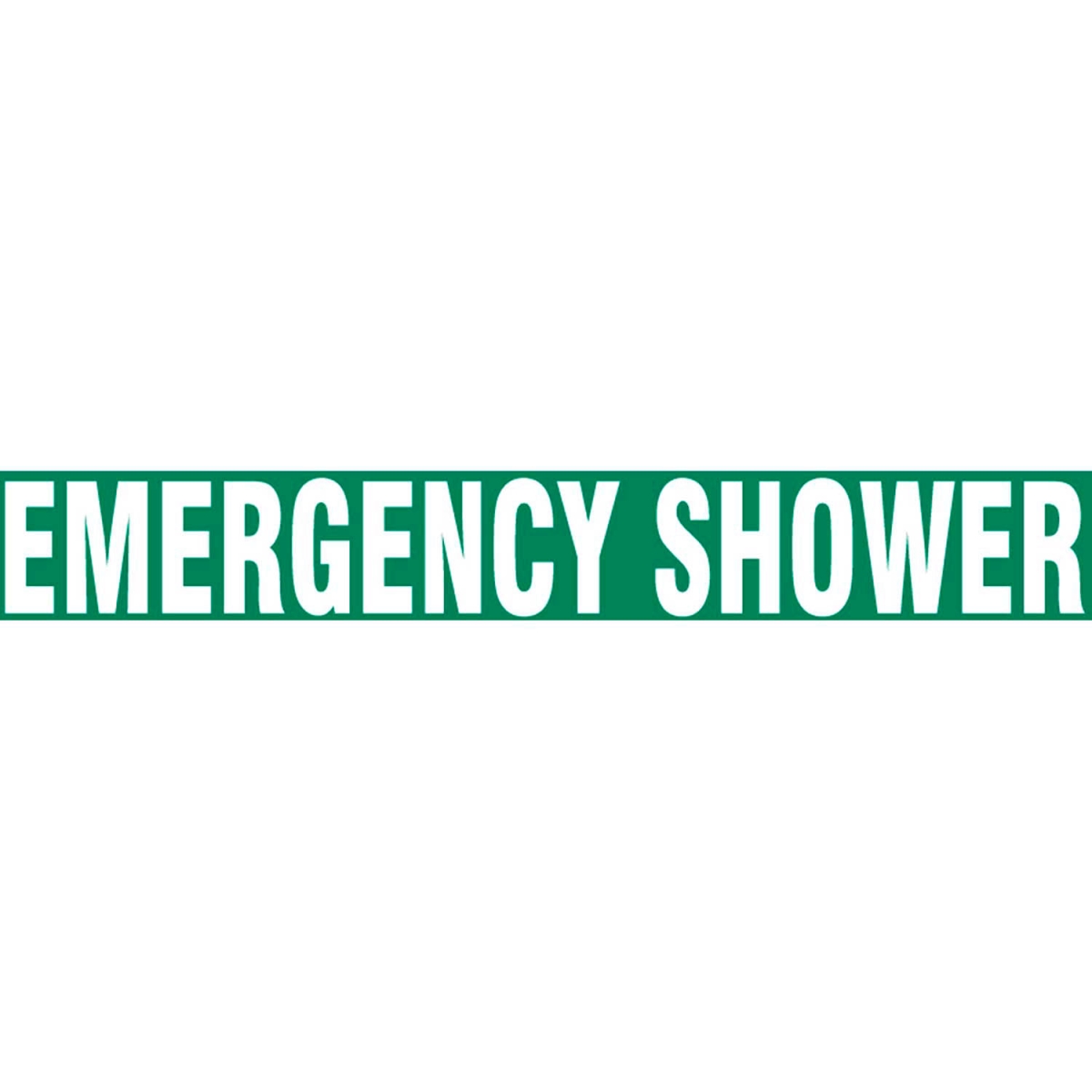 B2304583 PTP189 Floor Stripe - Emergency Shower - 3 x 12 in.