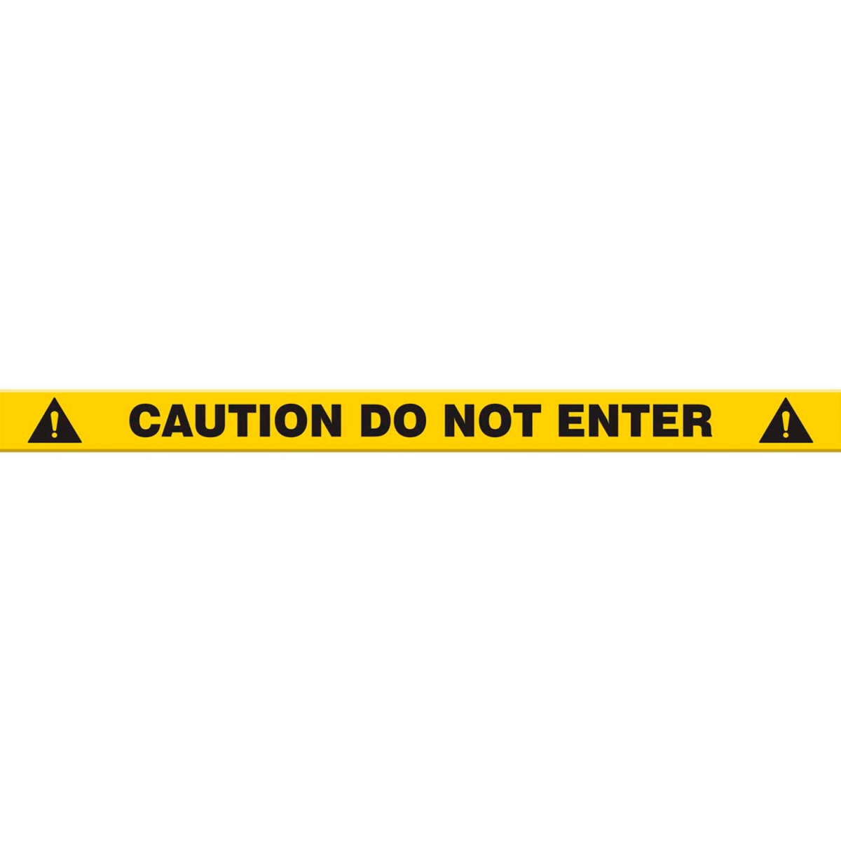 B2304777 PTP233 Tough-Mark Heavy-Duty Message Strip - Caution Do Not Enter - 4 x 48 in. - Yellow